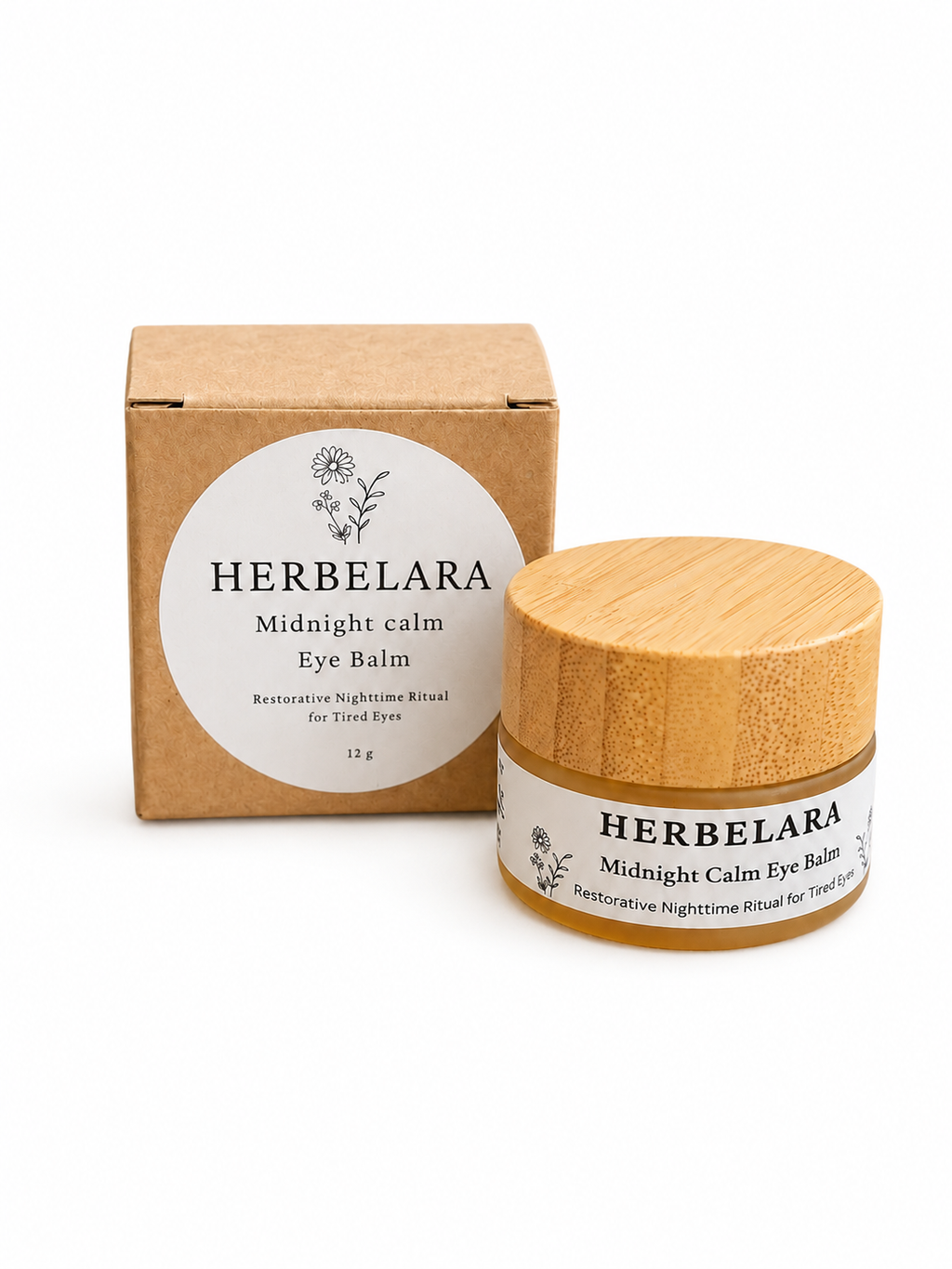 Herbelara Midnight Calm Eye Balm - 12g