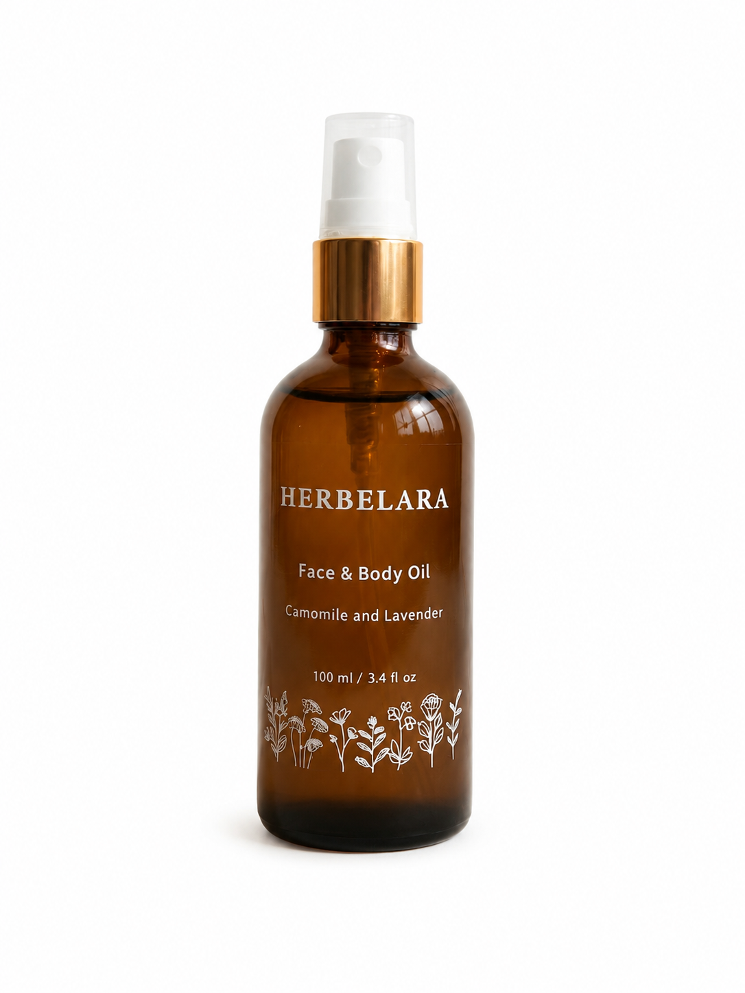 Herbelara Calming Face & Body Oil - 100ml