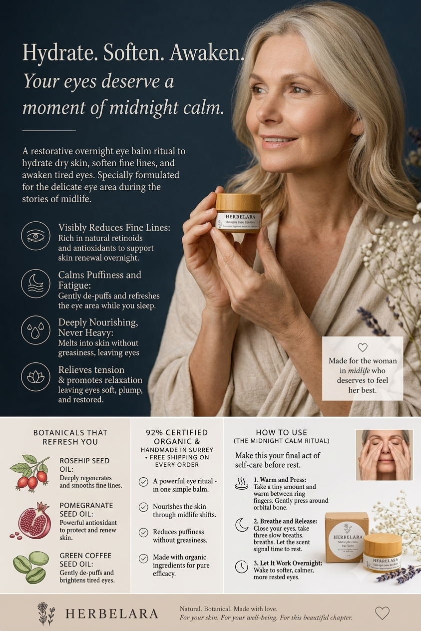 Herbelara Midnight Calm Eye Balm - 12g